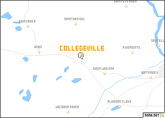 map of Collegeville