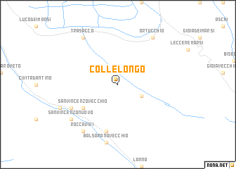 map of Collelongo