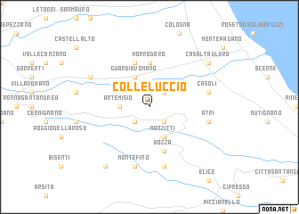 map of Colleluccio