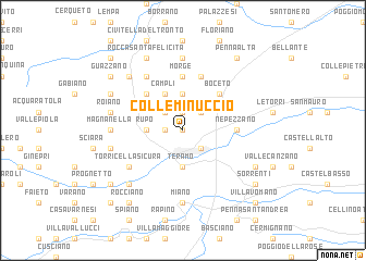 map of Colleminuccio