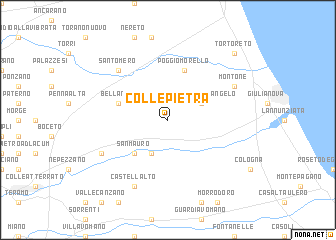map of Collepietra