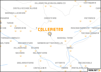 map of Collepietro