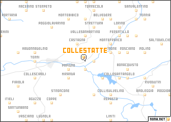 map of Collestatte