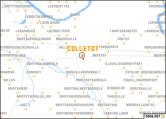 map of Colletot