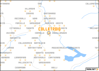 map of Colletroio