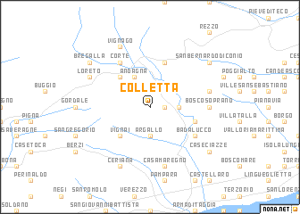 map of Colletta