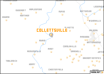 map of Collettsville