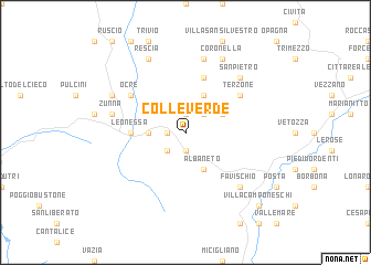 map of Colle Verde