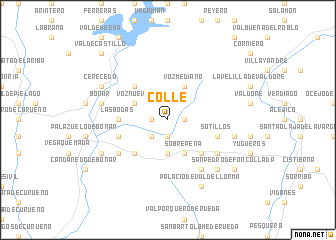 map of Colle