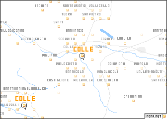 map of Colle