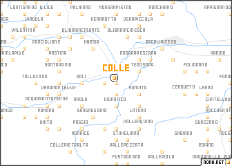 map of Colle