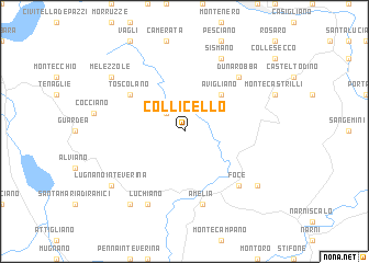 map of Collicello