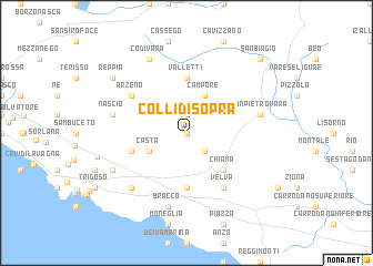 map of Colli di Sopra