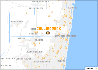 map of Collier Park