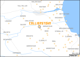 map of Collierstown