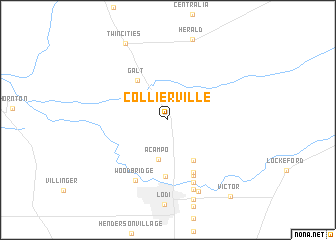 map of Collierville