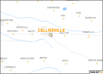 map of Collierville