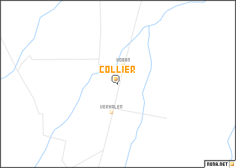 map of Collier