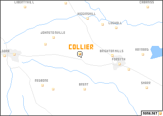 map of Collier