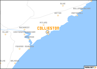 map of Collieston