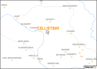map of Collietown