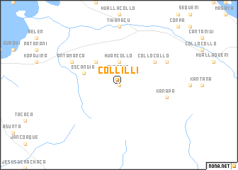 map of Collilli