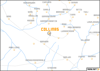 map of Collinas