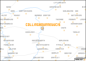 map of Collingbourne Ducis