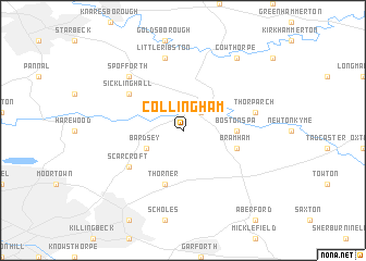 map of Collingham