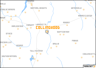 map of Collingwood