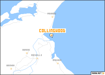 map of Collingwood