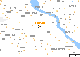 map of Collinsville