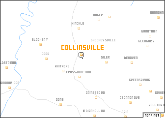 map of Collinsville