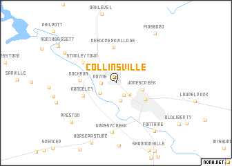 map of Collinsville