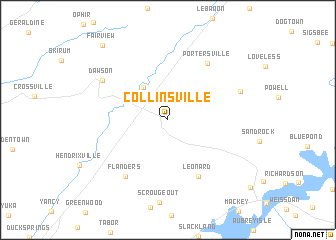 map of Collinsville