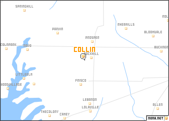 map of Collin