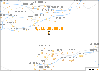 map of Collique Bajo