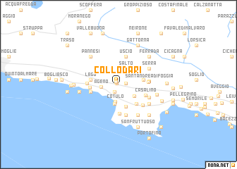 map of Collodari