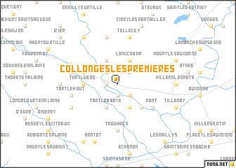 map of Collonges-lès-Premières