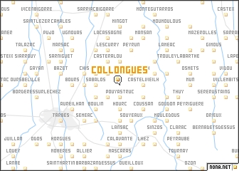 map of Collongues