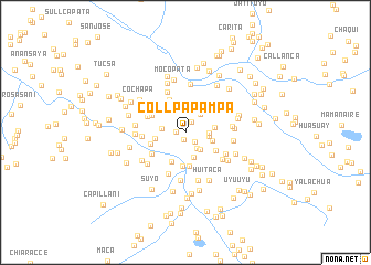 map of Collpa Pampa