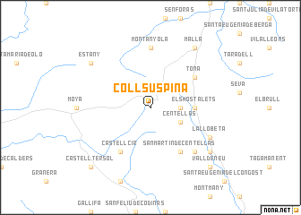 map of Collsuspina