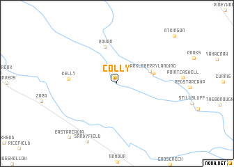 map of Colly