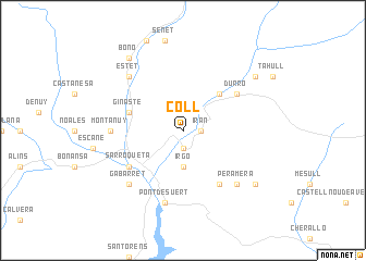 map of Coll