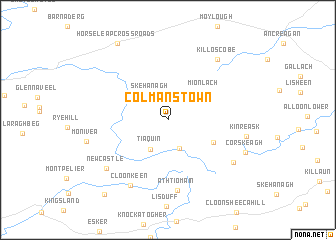 map of Colmanstown