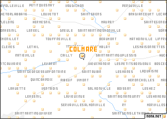 map of Colmare