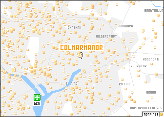 map of Colmar Manor