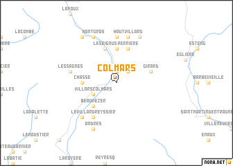 map of Colmars