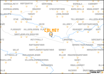 map of Colmey