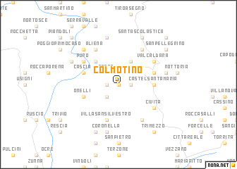 map of Colmotino